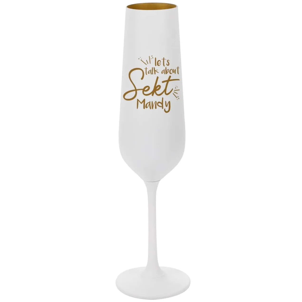 Let's talk about Sekt Baby - Sektglas mit Namensgravur