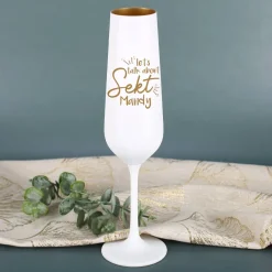 Let's talk about Sekt Baby - Sektglas mit Namensgravur