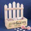 Let your love grow - Pflanzkorb zur Hochzeit mit Ihren Wunschnamen