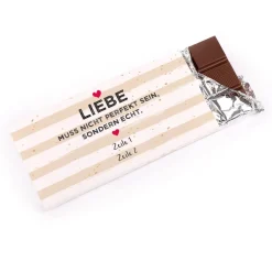 Liebe muss echt sein - 100 g Schokolade