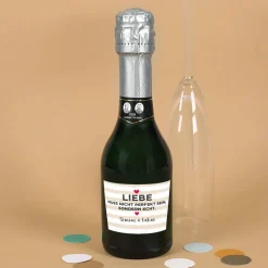 Liebe muss echt sein - kleiner Sekt mit persönlichem Etikett | Geldermann Flaschengärung