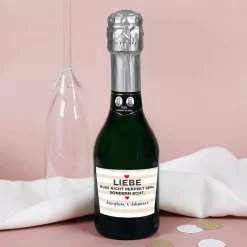Liebe muss echt sein - kleiner Sekt mit persönlichem Etikett | Geldermann Flaschengärung