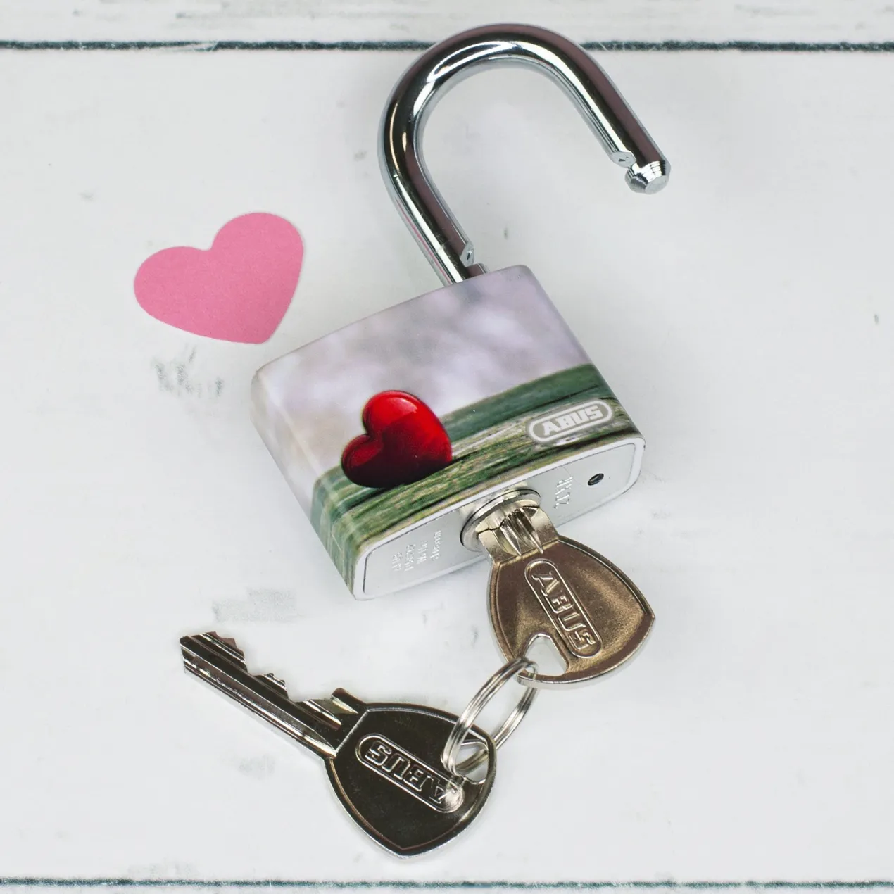Liebesschloss zum Valentinstag
