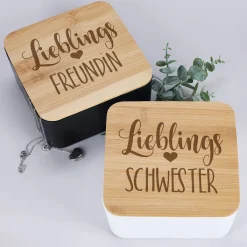 Lieblings... Aufbewahrungsdose mit Ihrem Wunschtext graviert