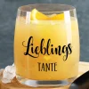Lieblings Trinkglas mit Ihrem Wunschtext bedruckt