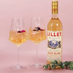Lillet Geschenkset zur Hochzeit mit Wildblumen und Ihren Wunschangaben gestaltet