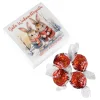 4 Lindorkugeln in persönlicher Verpackung - Süße Weihnachtsgrüße