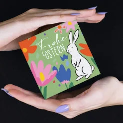 Lindor Kugeln zu Ostern in Geschenkverpackung | 4 Lindt Pralinen als kleines Ostergeschenk
