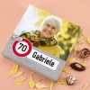 Lindt Geburtstags-Pralinen mit Verkehrszeichen, Foto, Alter & Name