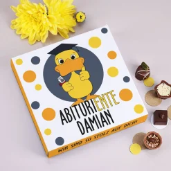 Lindt Pralinen "AbituriENTE" mit Jahr, Name und Wunschtext
