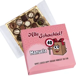 Lindt Pralinen für Alte Schachteln mit Wunschdaten personalisiert | Lustiges Geschenk zum Geburtstag