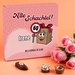 Lindt Pralinen für Alte Schachteln mit Wunschdaten personalisiert | Lustiges Geschenk zum Geburtstag