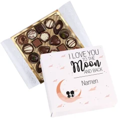 Lindt Pralinen - I love you to the Moon and back - zum Valentinstag