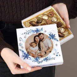 Lindt Pralinen mit Fotoaufdruck zu Weihnachten