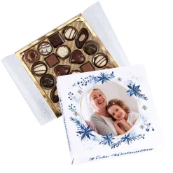 Lindt Pralinen mit Fotoaufdruck zu Weihnachten