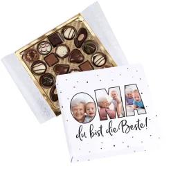 Lindt Pralinen mit 3 Fotos für die beste Oma