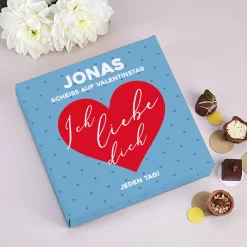 Lindt Pralinen - Scheiß auf Valentinstag... mit Name & Farbauswahl