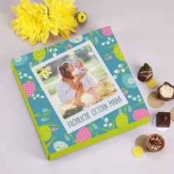Lindt süße Ostergrüße mit Ihrem Foto und Text, 100g