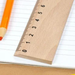 Lineal aus Holz für Mädchen personalisiert mit Name | Bienen Motiv | 20 cm