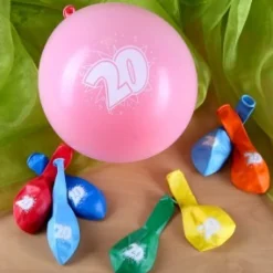8 Luftballons zum 20. Geburtstag