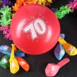 8 Luftballons zum 70. Geburtstag