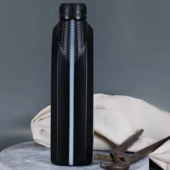 Lustiges Duschgel in Form einer 1L Motoröl Flasche | Personalisiertes Geschenk für Männer aus Stahl