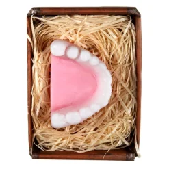 Lustiges Geschenk Gebiss - Seife zum Geburtstag