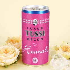 Luxus Tussi-City Secco in der Dose mit Wunschname