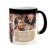 Magic Tasse mit 4 Fotos und Wunschtext