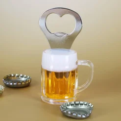 Magnetischer Flaschenöffner in Form eines Bierkrugs