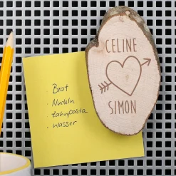 Magnet mit Herzmotiv und Ihren Wunschnamen