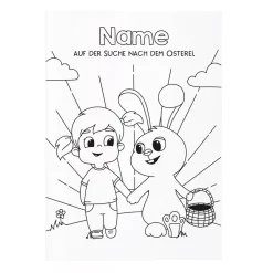 Malheft zu Ostern für Mädchen und Jungen