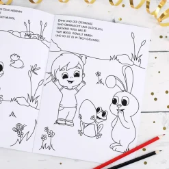Malheft zu Ostern für Mädchen und Jungen