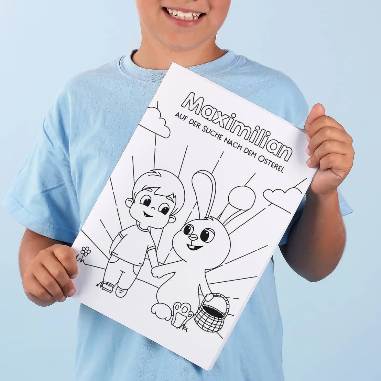 Malheft zu Ostern für Mädchen und Jungen