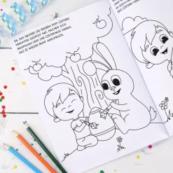 Malheft zu Ostern für Mädchen und Jungen