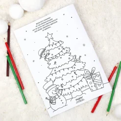 Malheft zu Weihnachten für Mädchen und Jungen