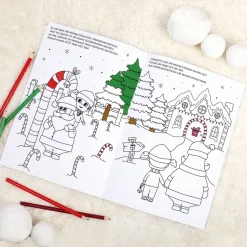 Malheft zu Weihnachten für Mädchen und Jungen