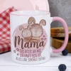 Mama, das Beste an mir, ich hab's von Dir - Tasse zum Muttertag mit Wunschtext