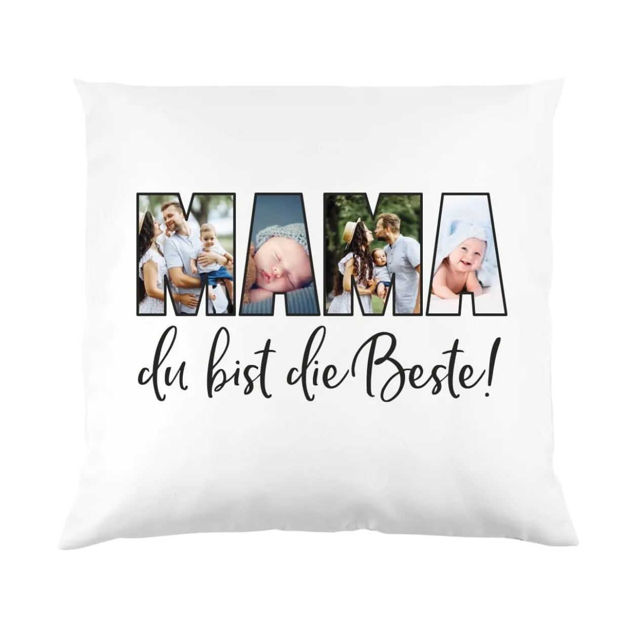 Mama du bist die Beste! - Fotokissen zum Muttertag