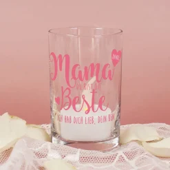 Mama du bist die Beste! Kerzenhalter zum Muttertag