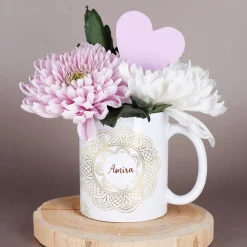Mandala Tasse mit Name zu Ramadan