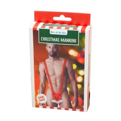 Mankini zu Weihnachten | Herrenbadeanzug in 2 Varianten