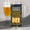 Man muss auch Bier trinken können! - 1 Liter Bierdose mit persönlicher Banderole