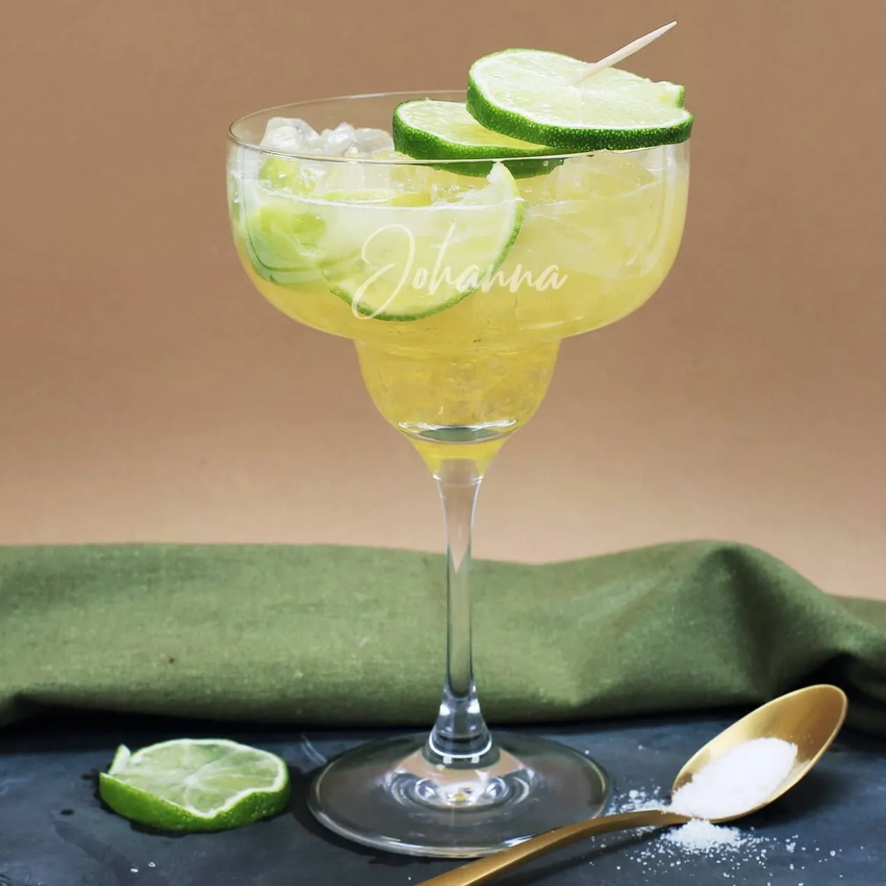 Margarita Cocktailglas mit Namensgravur