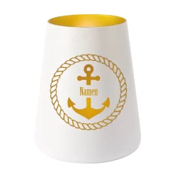 Maritimes Windlicht mit Namensgravur