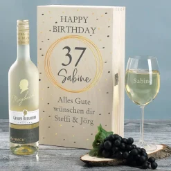 Maybach Weißwein Geschenkset zum Geburtstag