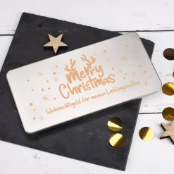 Merry Christmas - Geschenkverpackung mit Wunschtext
