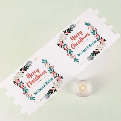 Merry Christmas - Lichthülle als Tischdeko zu Weihnachten in zwei verschiedenen Größen