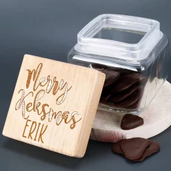 Merry Keksmas - Vorratsglas in 4 Größen mit Wunschname