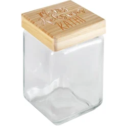 Merry Keksmas - Vorratsglas in 4 Größen mit Wunschname